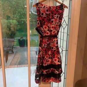 Chetta B‎ Dress Womens Size 16 floral    A Line Full Skirt Dress Taylor Swift